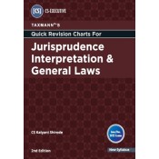 Taxmann's Quick Revision Charts for Jurisprudence Interpretation & General Laws for CS Executive June 2022 Exam [New Syllabus] by CS. Kalyani Shirode